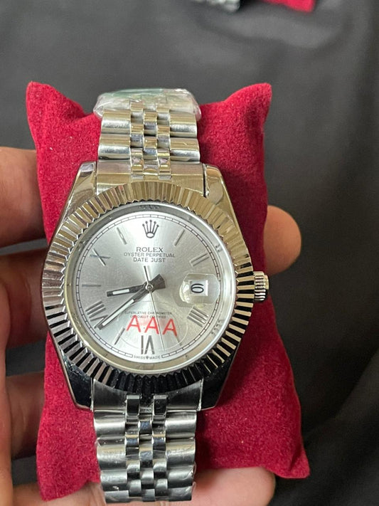 Rolex | Silver Case with White Dial